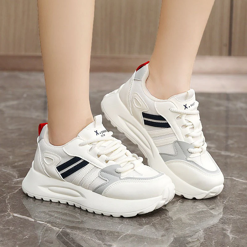 Damen Sportliche Sneaker mit atmungsaktivem Obermaterial und dämpfender Laufsohle Heidi Mode - Image 2