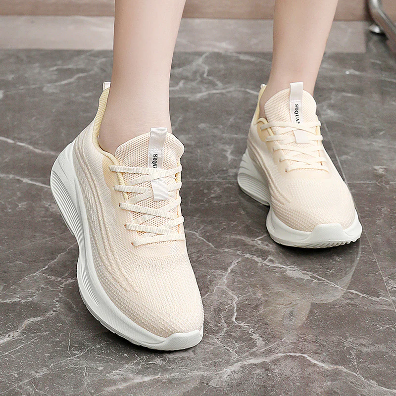 Damen Sportliche Sneaker mit atmungsaktivem Obermaterial und dämpfender Sohle Heidi Mode - Image 3