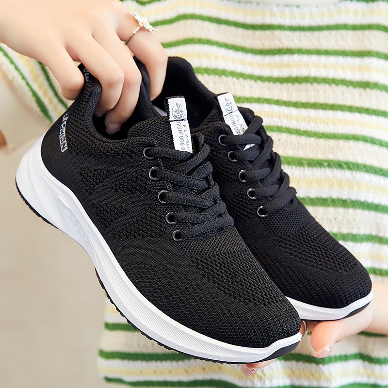 Damen Sportliche Sneaker mit atmungsaktivem Obermaterial und flexibler Sohle Heidi Mode - Image 2