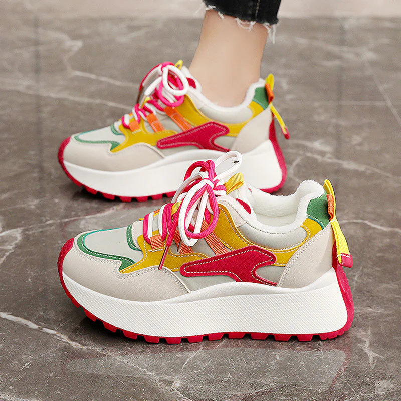 Damen Sportliche Sneaker mit atmungsaktiven Obermaterialien und isolierendem Innenfutter Heidi Mode - Image 3