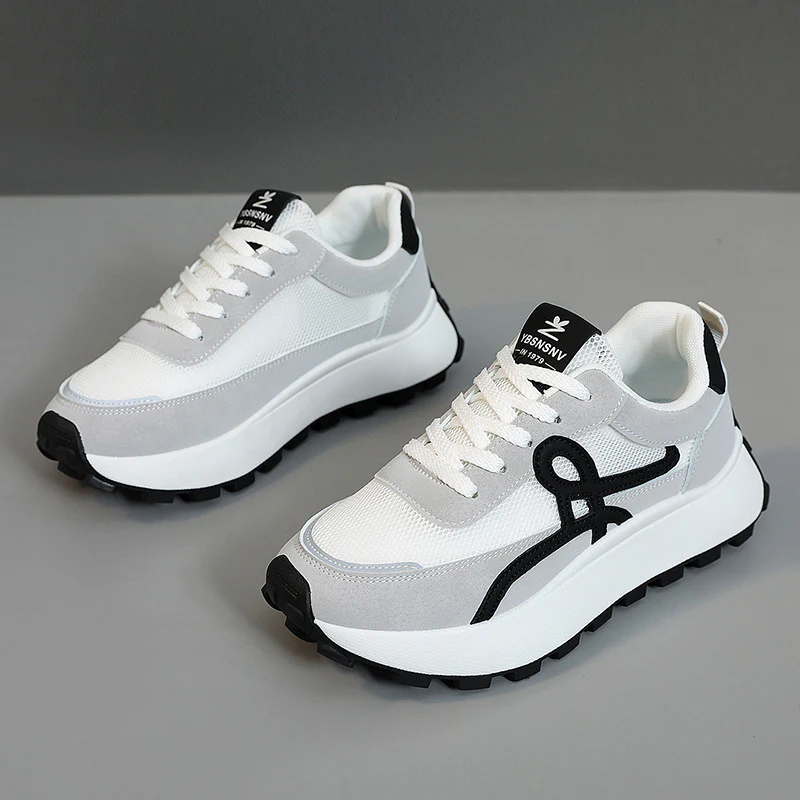 Damen Sportliche Sneaker mit atmungsaktiver Mesh-Oberfläche und dämpfendem Komfort Heidi Mode - Image 7