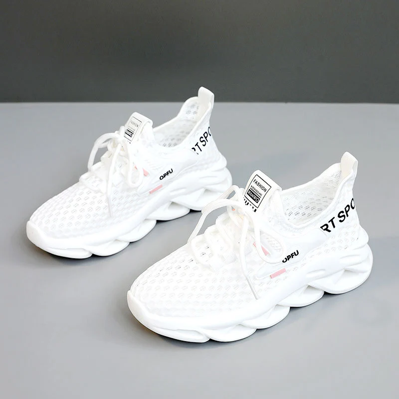 Damen Sportliche Sneaker mit atmungsaktiver Mesh-Oberfläche und dämpfendem Profil Heidi Mode - Image 8