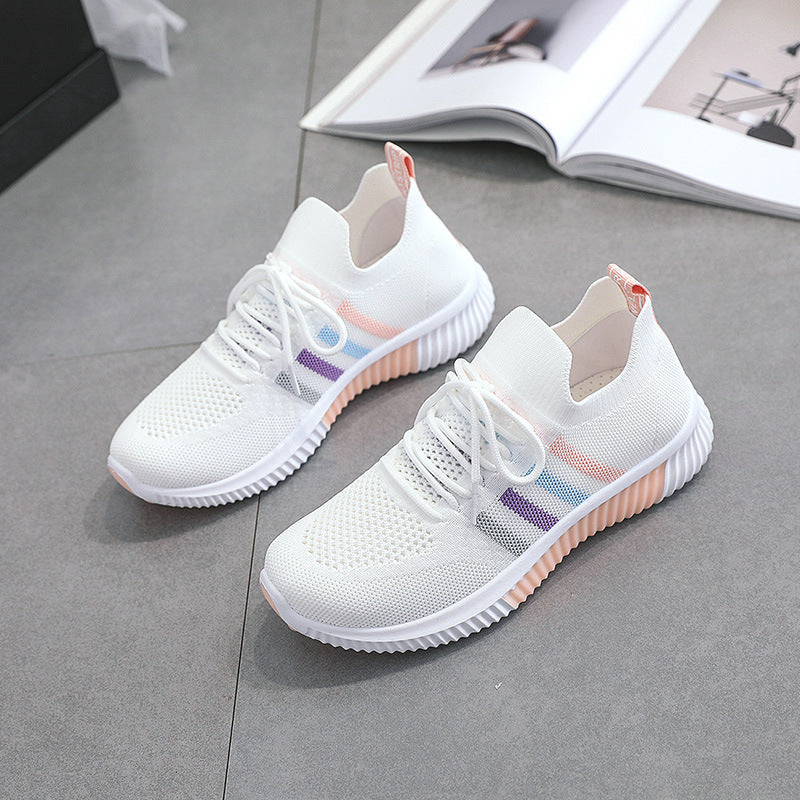 Damen Sportliche Sneaker mit atmungsaktiver Mesh-Oberfläche und dämpfender Laufsohle Heidi Mode - Image 2