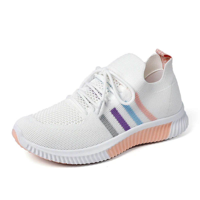 Damen Sportliche Sneaker mit atmungsaktiver Mesh-Oberfläche und dämpfender Laufsohle Heidi Mode - Image 5