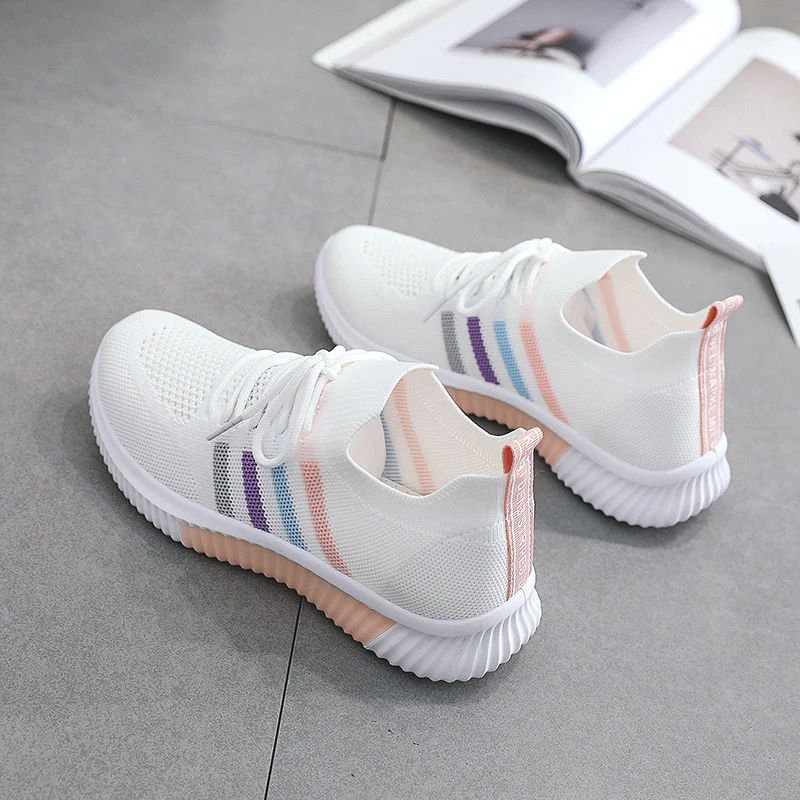Damen Sportliche Sneaker mit atmungsaktiver Mesh-Oberfläche und dämpfender Laufsohle Heidi Mode - Image 6