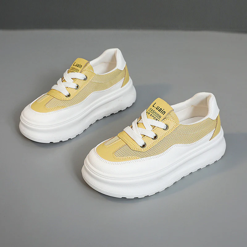 Damen Sportliche Sneaker mit atmungsaktiver Mesh-Oberfläche und dämpfender Sohle Heidi Mode - Image 7