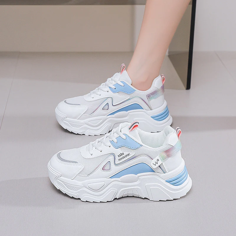 Damen Sportliche Sneaker mit atmungsaktiver Mesh-Oberfläche und ergonomischer Dämpfung Heidi Mode - Image 2