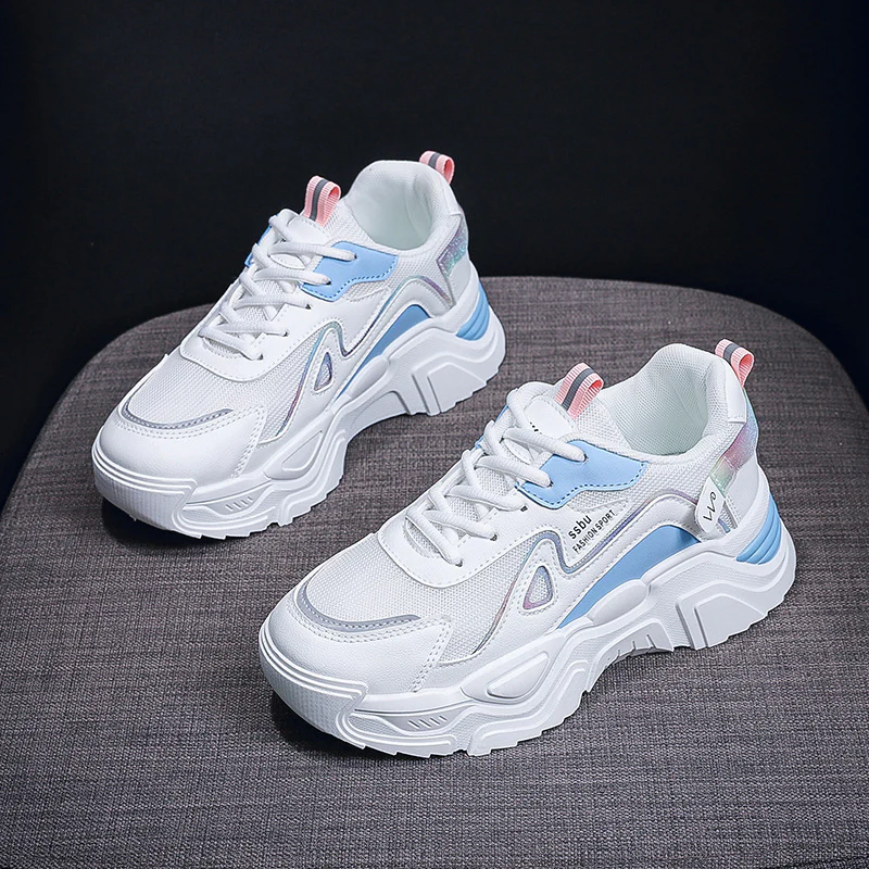 Damen Sportliche Sneaker mit atmungsaktiver Mesh-Oberfläche und ergonomischer Dämpfung Heidi Mode - Image 8