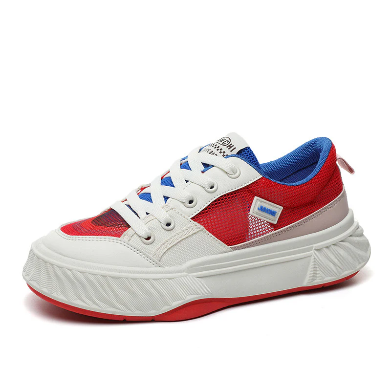 Damen Sportliche Sneaker mit atmungsaktiver Mesh-Oberfläche und farbenfrohem Design Heidi Mode - Image 5