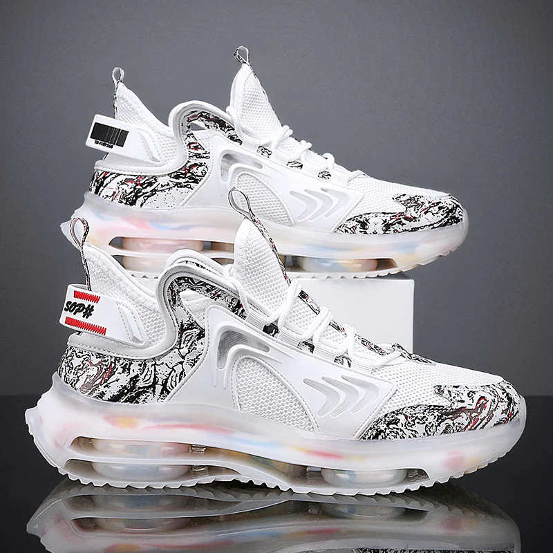 Damen Sportliche Sneaker mit atmungsaktiver Mesh-Oberfläche und innovativem Dämpfungssystem Heidi Mode
