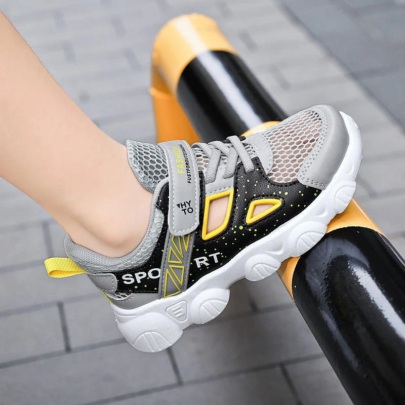 Damen sportliche Sneaker mit atmungsaktiver Mesh-Oberfläche und praktischem Klettverschluss Heidi Mode - Image 2