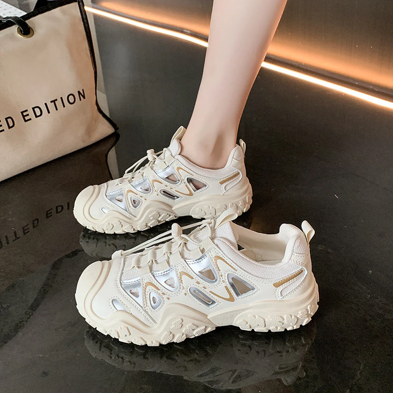 Damen Sportliche Sneaker mit atmungsaktiver Mesh-Oberfläche und rutschfester Sohle Heidi Mode - Image 6