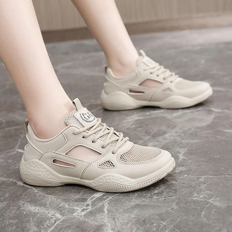 Damen Sportliche Sneaker mit atmungsaktiver Mesh-Oberfläche und rutschfester Sohle Heidi Mode - Image 3