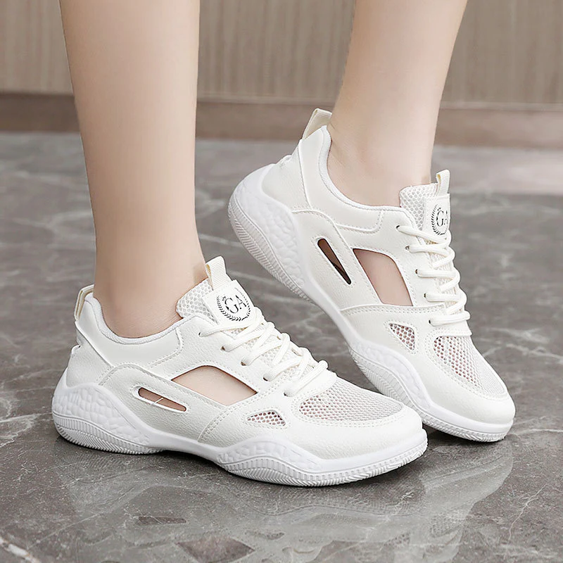 Damen Sportliche Sneaker mit atmungsaktiver Mesh-Oberfläche und rutschfester Sohle Heidi Mode - Image 4
