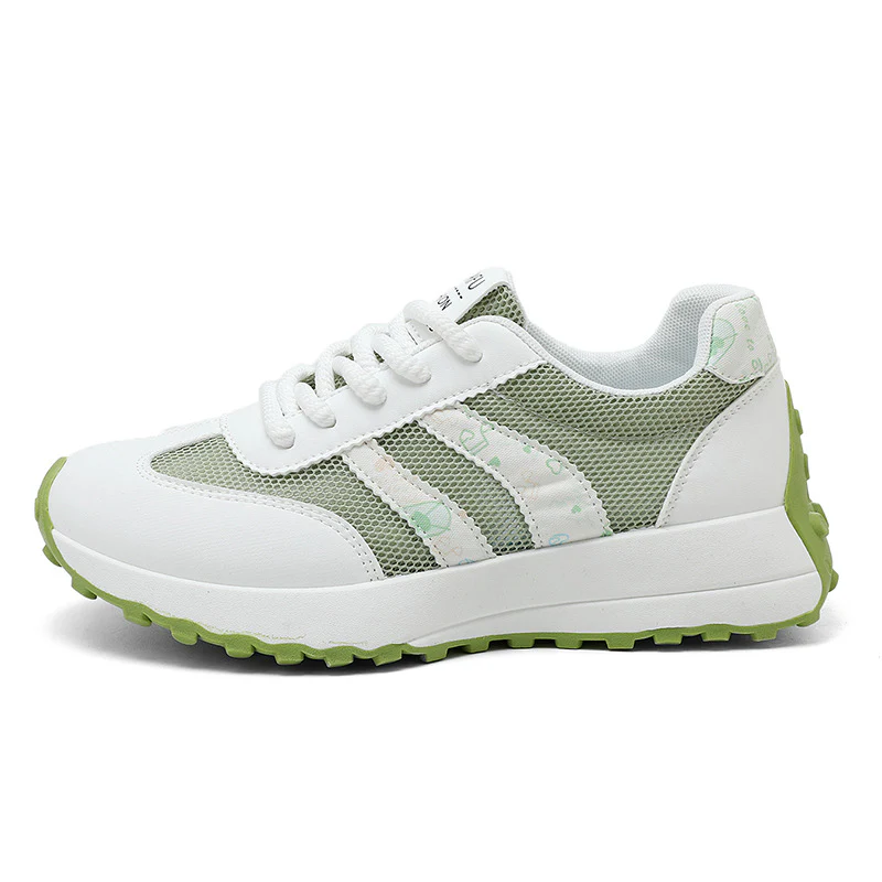Damen sportliche Sneaker mit atmungsaktiver Mesh-Oberfläche und stoßdämpfendem Sohlenprofil Heidi Mode - Image 6
