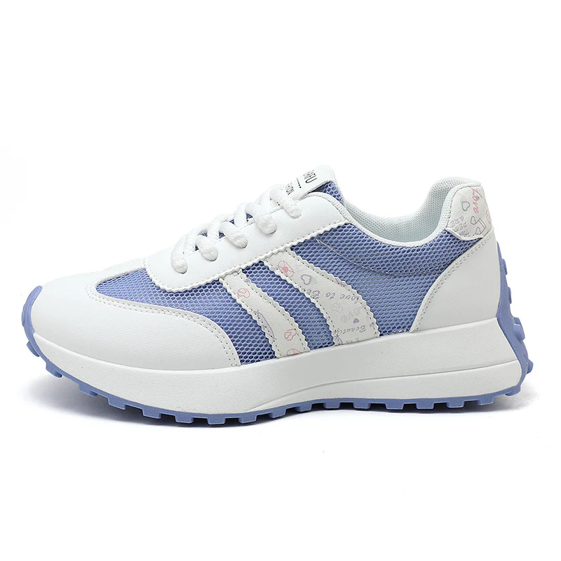 Damen sportliche Sneaker mit atmungsaktiver Mesh-Oberfläche und stoßdämpfendem Sohlenprofil Heidi Mode - Image 8
