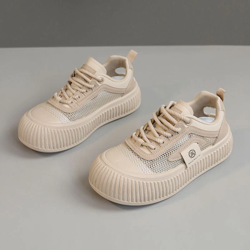 Damen Sportliche Sneaker mit atmungsaktiver Mesh-Oberfläche und verstärkter Sohle Heidi Mode - Image 2