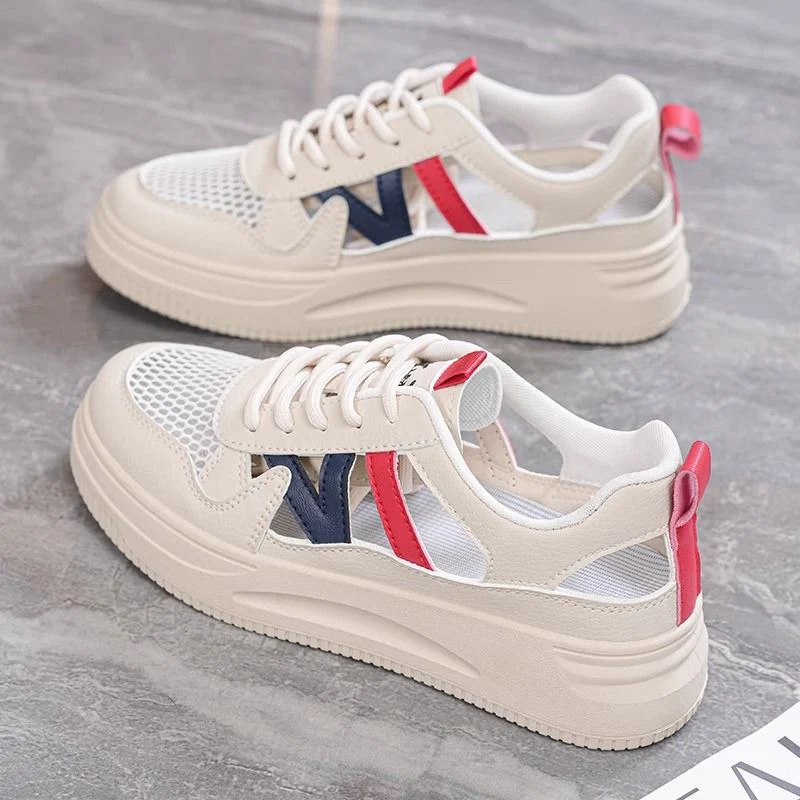 Damen Sportliche Sneaker mit atmungsaktiver Netzstruktur und dämpfender Sohle Heidi Mode - Image 7
