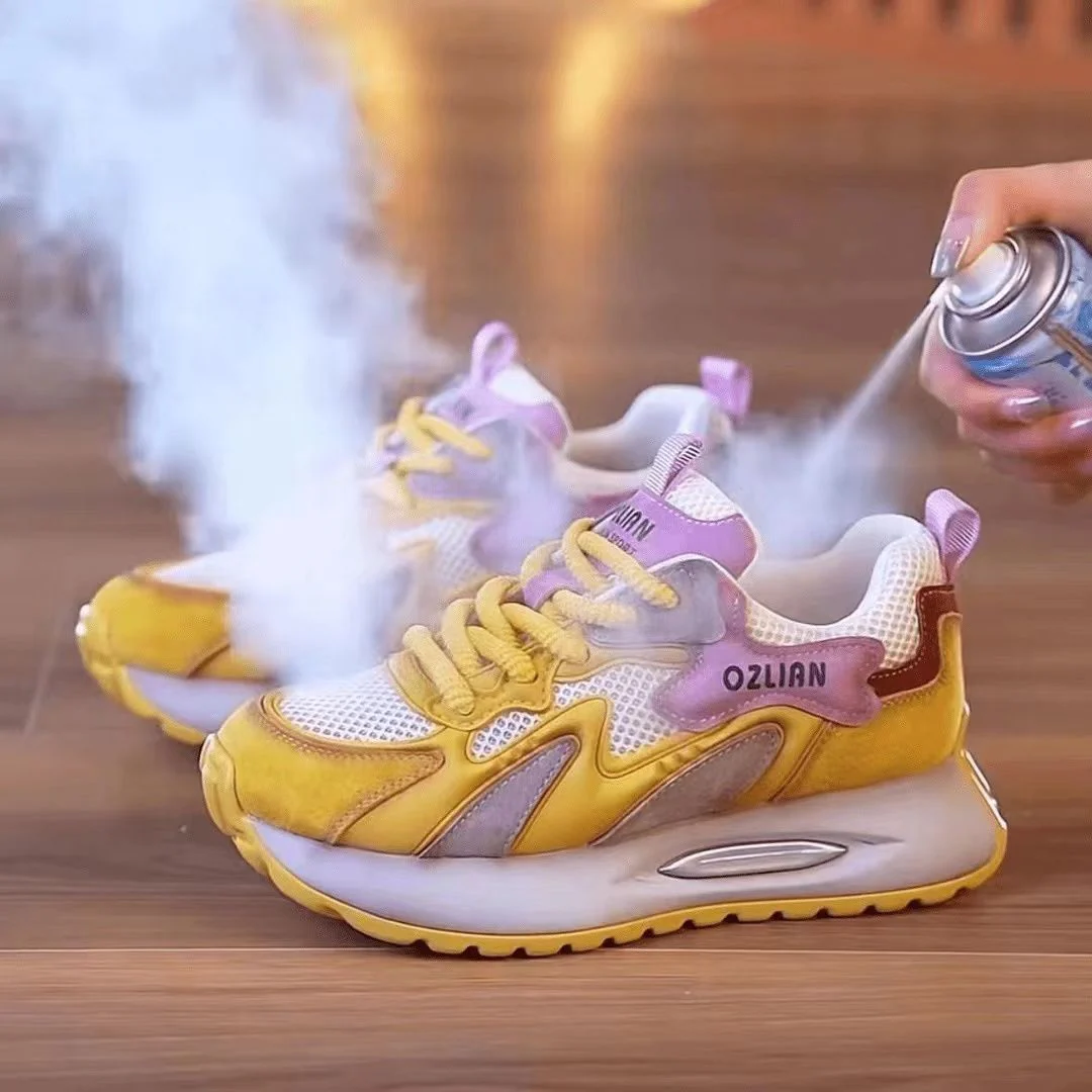 Damen Sportliche Sneaker mit atmungsaktiver Oberfläche und dämpfendem Sohlenprofil Heidi Mode - Image 3