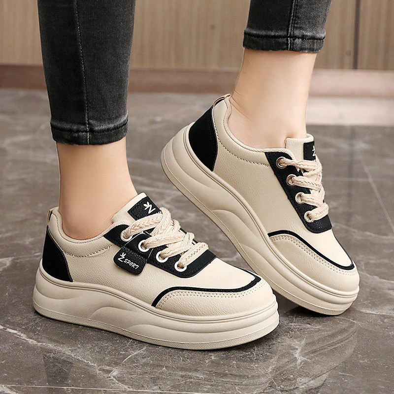 Damen Sportliche Sneaker mit atmungsaktiver Oberflächenstruktur und dämpfendem Fußbett Heidi Mode - Image 4