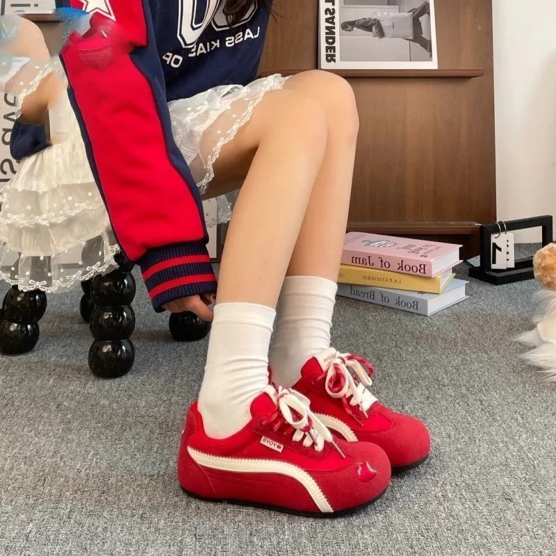 Damen Sportliche Sneaker mit atmungsaktiver Oberflächenstruktur und flexiblem Komfortdesign Heidi Mode - Image 3