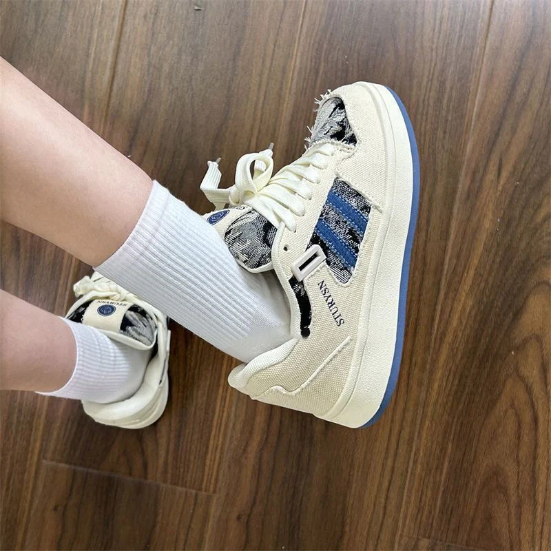 Damen Sportliche Sneaker mit atmungsaktiver Oberflächenstruktur und modischem Design Heidi Mode - Image 6