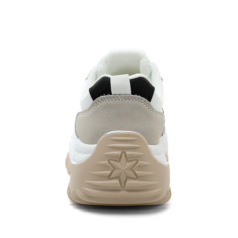 Damen Sportliche Sneaker mit atmungsaktiver Oberflächenstruktur und rutschfester Laufsohle Heidi Mode - Image 3