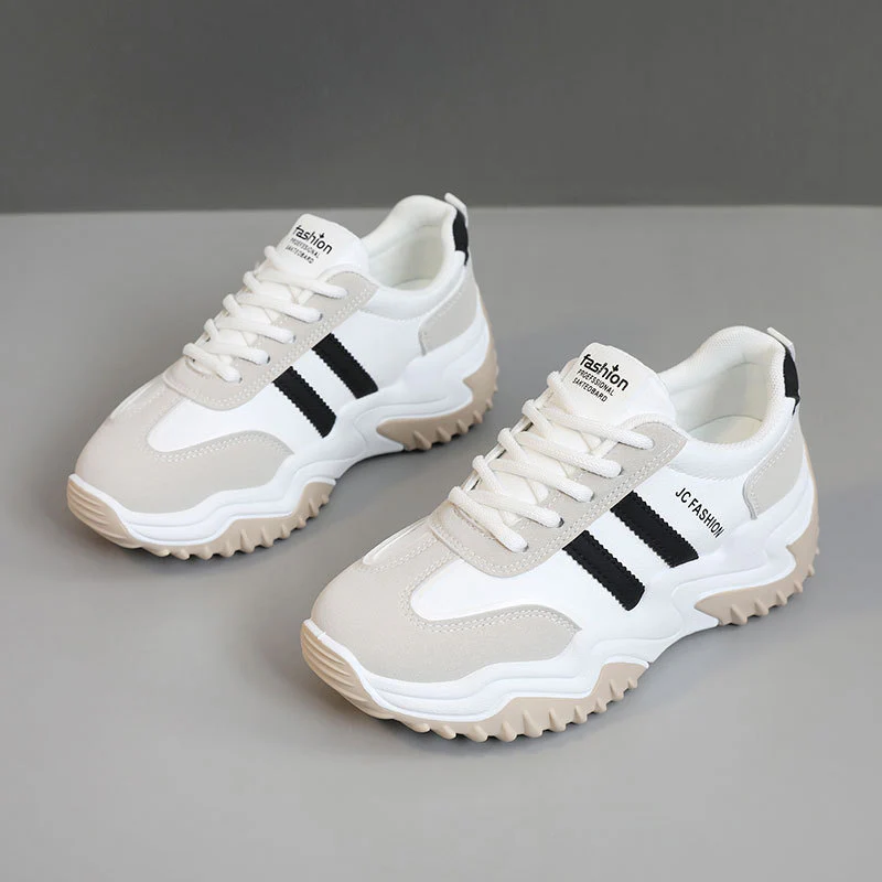 Damen Sportliche Sneaker mit atmungsaktiver Oberflächenstruktur und rutschfester Laufsohle Heidi Mode - Image 7