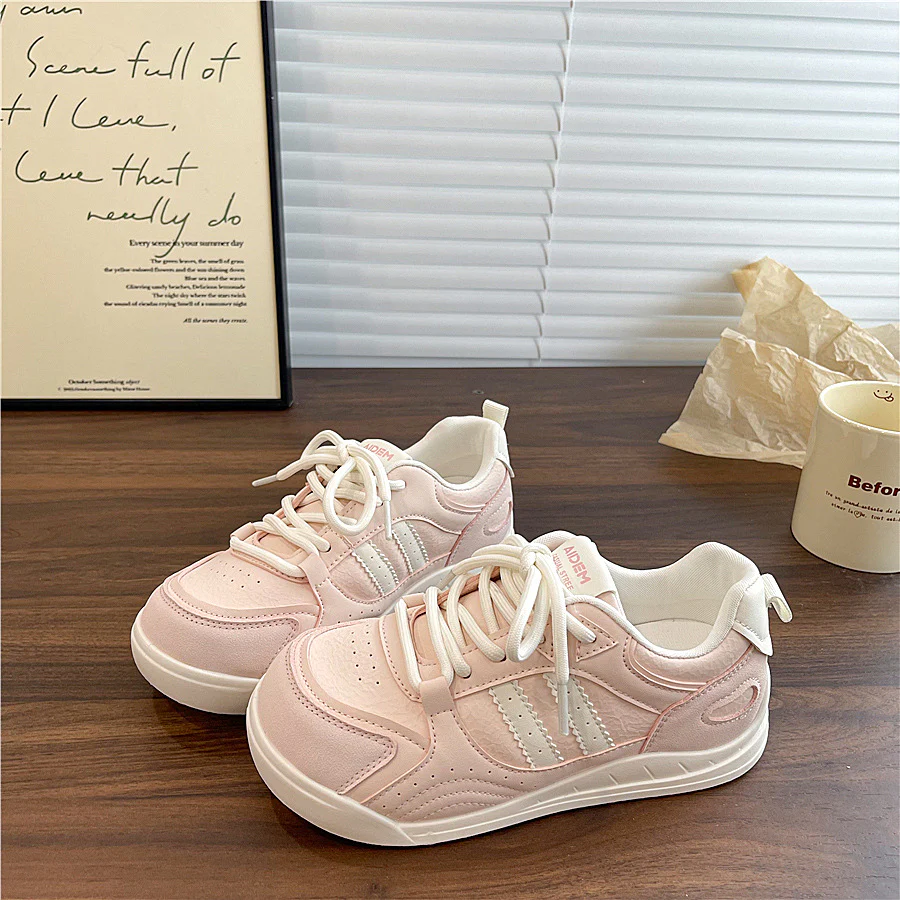 Damen Sportliche Sneaker mit atmungsaktiver Oberflächenstruktur und rutschfester Sohle Heidi Mode - Image 7