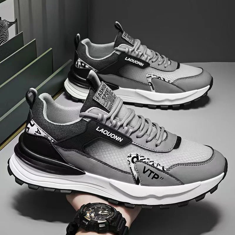 Damen Sportliche Sneaker mit atmungsaktiver Oberflächenstruktur und stoßdämpfender Sohle Heidi Mode - Image 3