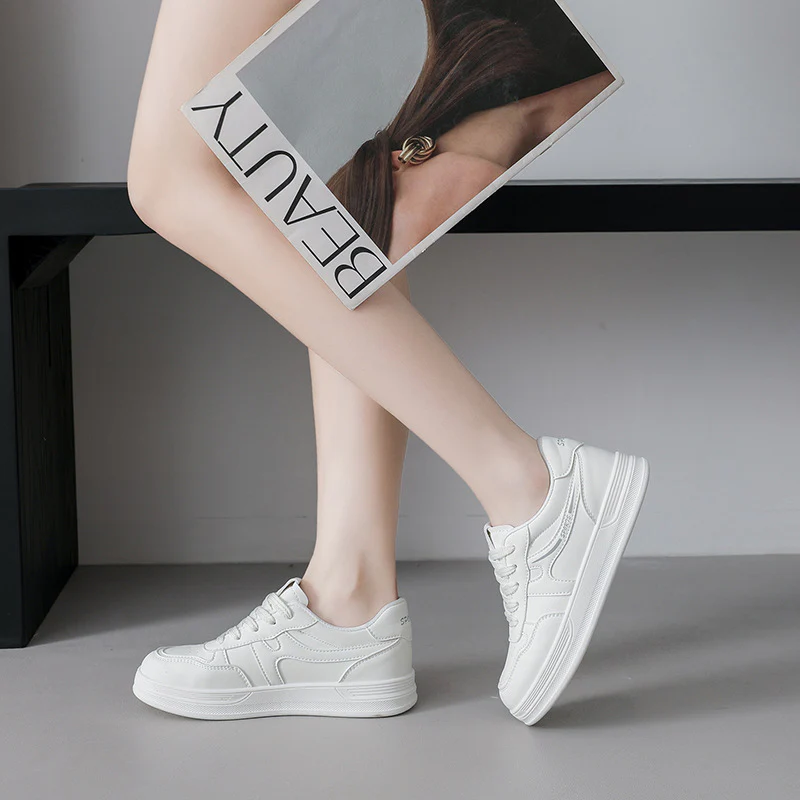 Damen Sportliche Sneaker mit atmungsaktiver Obermaterialstruktur und bequemer Dämpfung Heidi Mode - Image 4