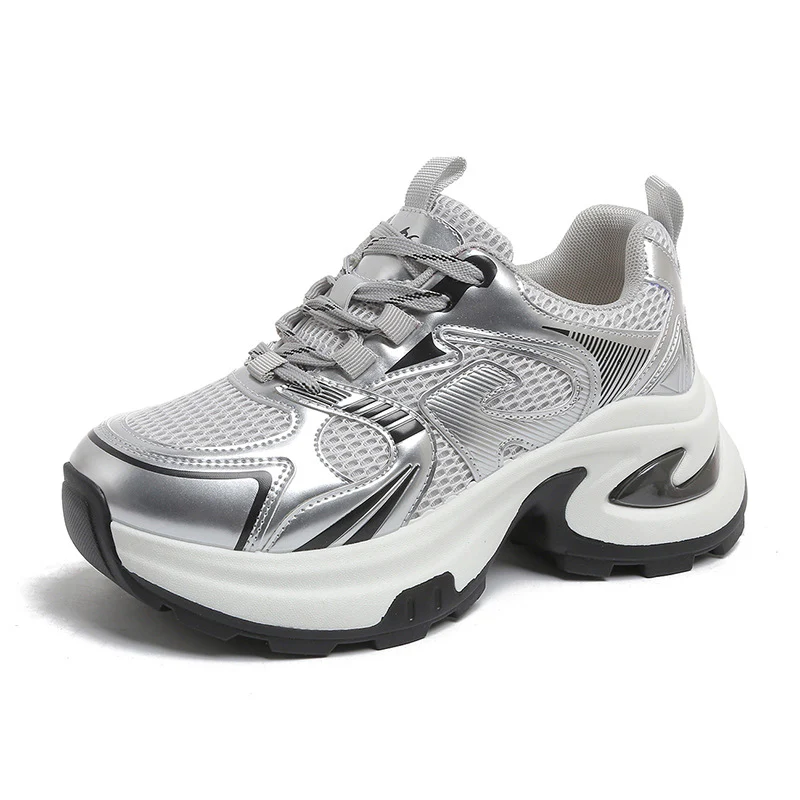 Damen Sportliche Sneaker mit atmungsaktiver Optimierung und modischem Design Heidi Mode - Image 5