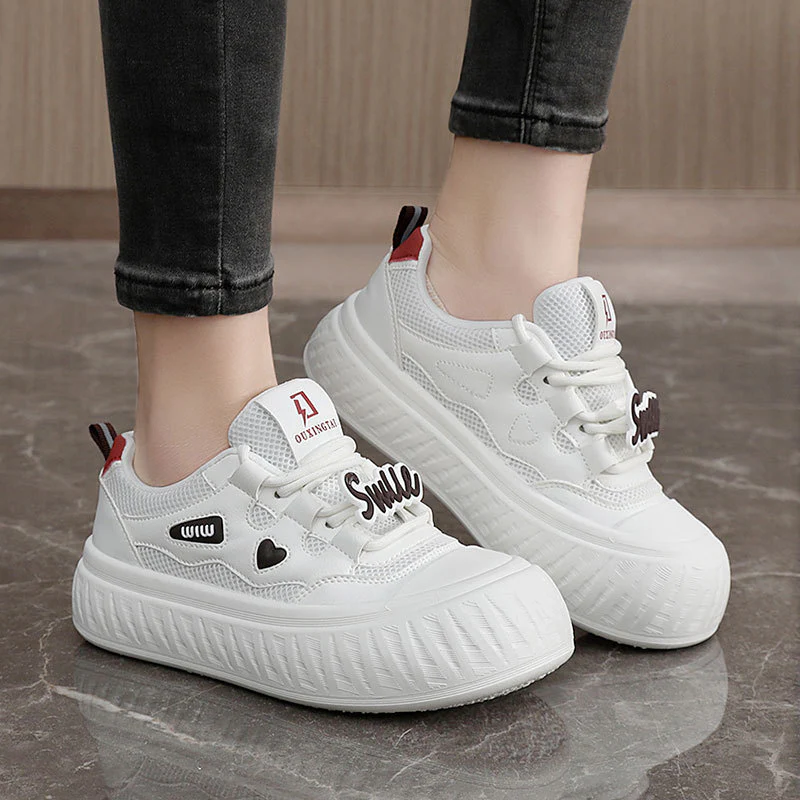 Damen Sportliche Sneaker mit auffälligem Design und bequemem Innenfutter Heidi Mode - Image 3