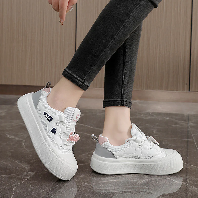 Damen Sportliche Sneaker mit auffälligem Design und bequemem Innenfutter Heidi Mode - Image 4
