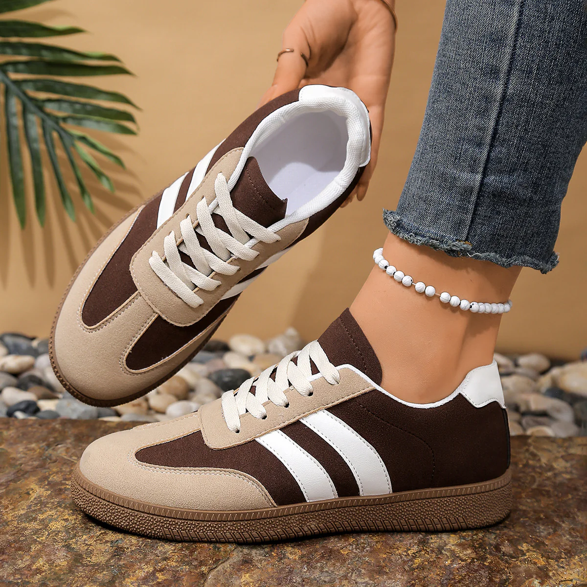 Damen Sportliche Sneaker mit bequemer Sohle Heidi Mode - Image 4