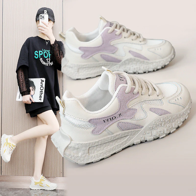 Damen Sportliche Sneaker mit dämpfendem Komfort und atmungsaktivem Obermaterial Heidi Mode