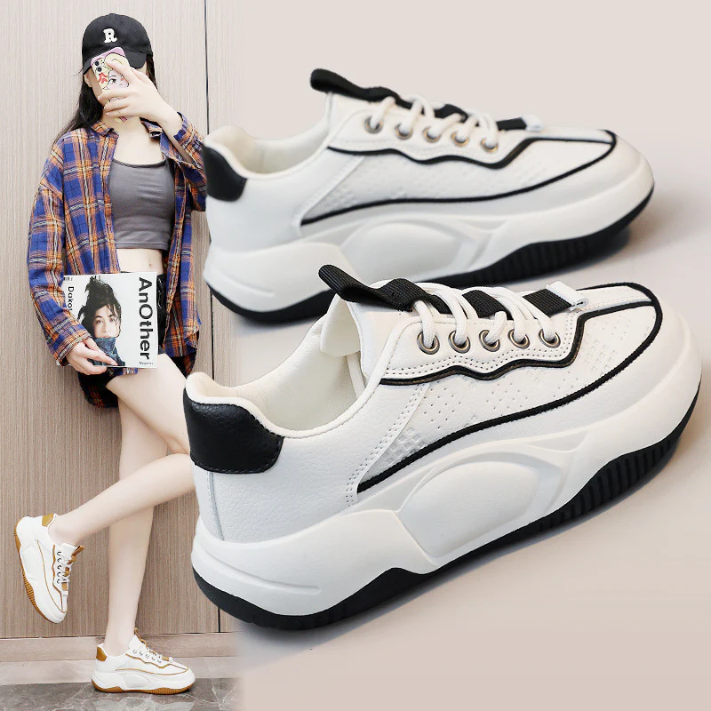 Damen Sportliche Sneaker mit dämpfendem Profil von Heidi Mode