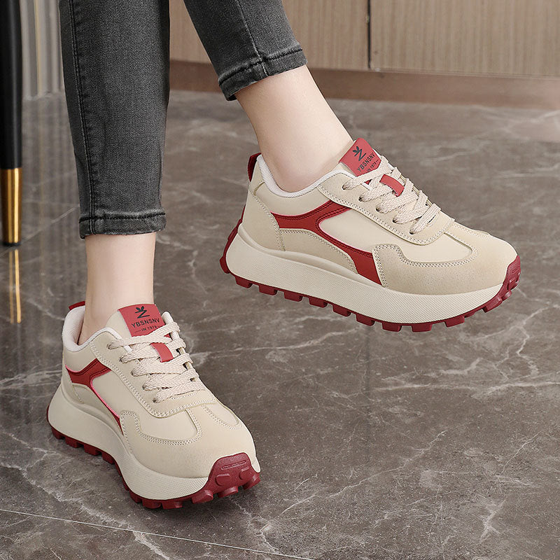 Damen Sportliche Sneaker mit dämpfendem Sohlenprofil und atmungsaktiver Oberflächenstruktur Heidi Mode - Image 4