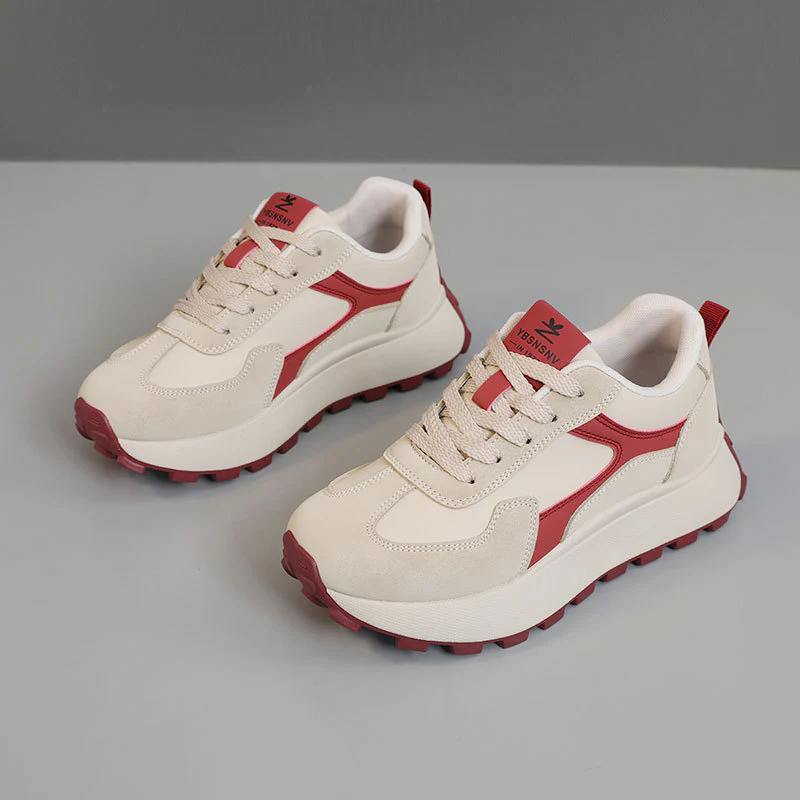 Damen Sportliche Sneaker mit dämpfendem Sohlenprofil und atmungsaktiver Oberflächenstruktur Heidi Mode - Image 7
