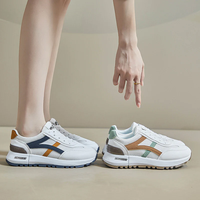 Damen Sportliche Sneaker mit dämpfendem Sohlenprofil und modernem Design Heidi Mode - Image 3