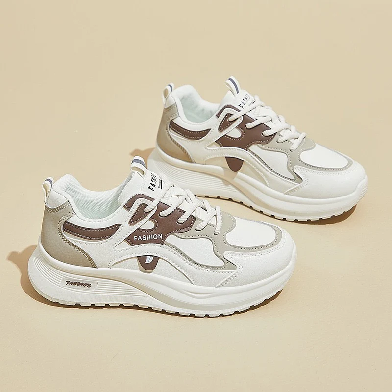 Damen Sportliche Sneaker mit dämpfender Sohle und trendigem Design Heidi Mode - Image 2