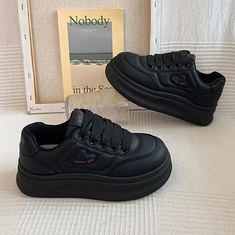 Damen Sportliche Sneaker mit dicker Laufsohle und komfortabler Dämpfung Heidi Mode - Image 3