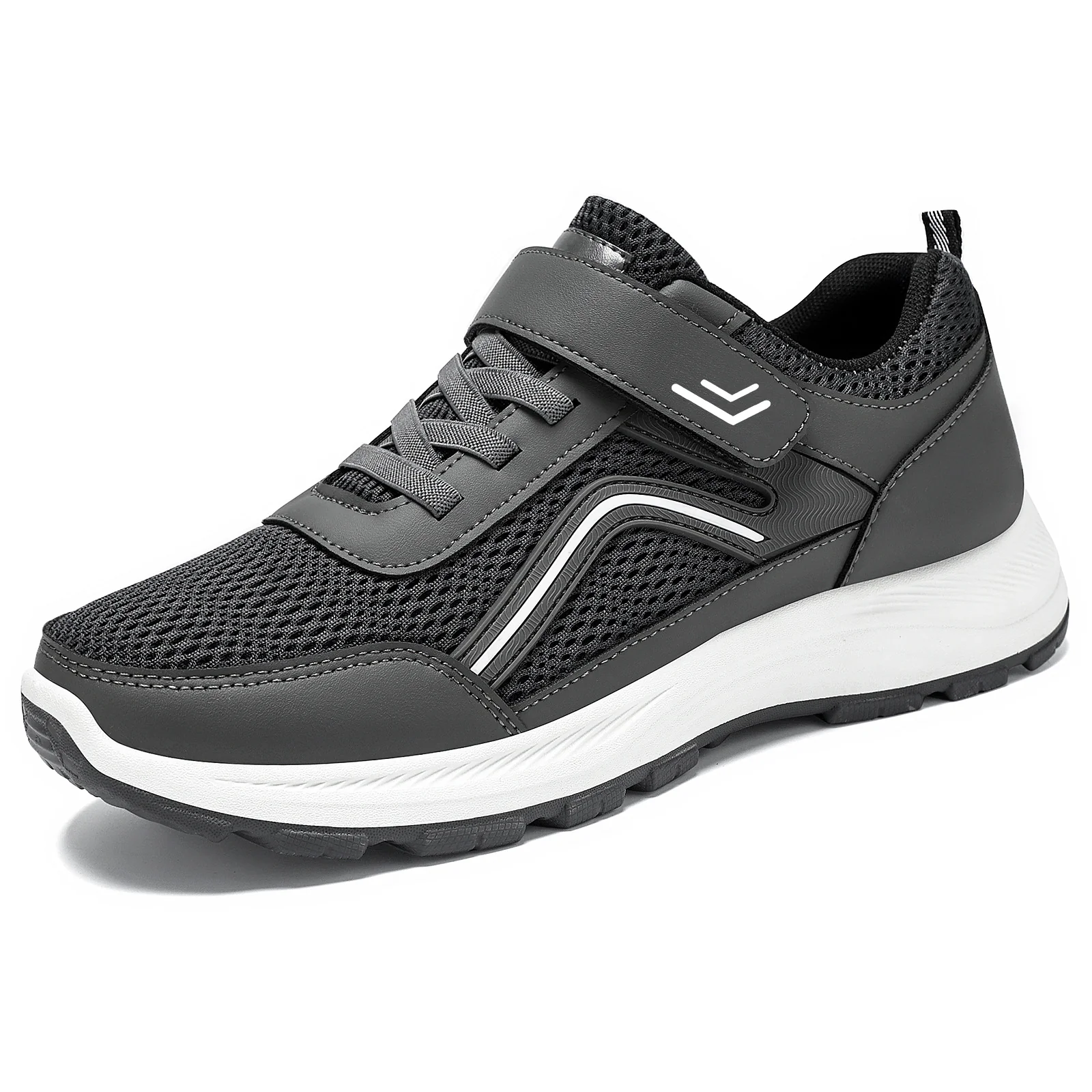 Damen Sportliche Sneaker mit elastischem Klettverschluss und atmungsaktivem Mesh-Obermaterial Heidi Mode - Image 4