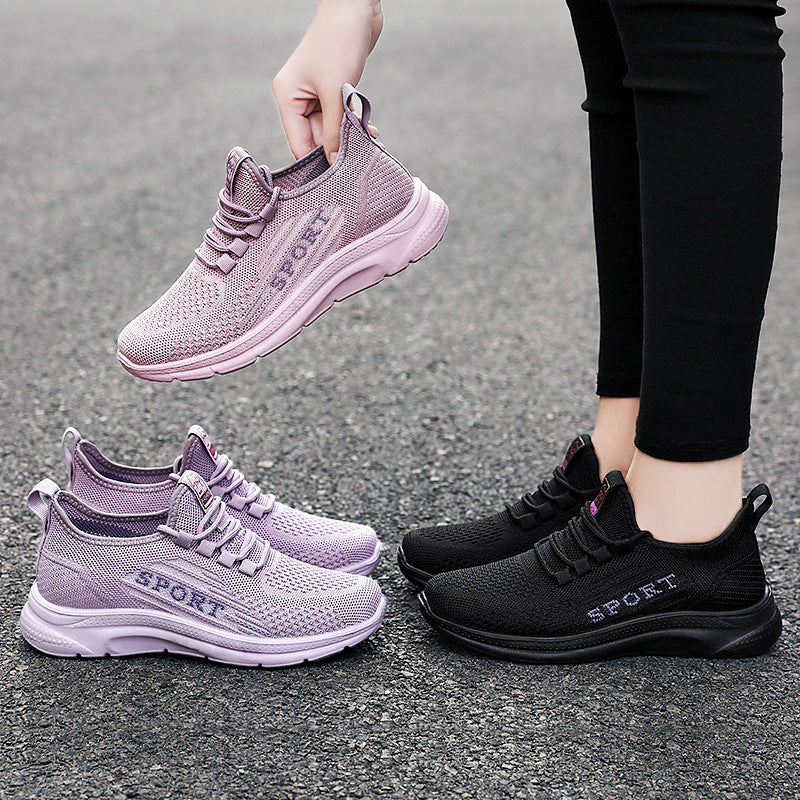 Damen Sportliche Sneaker mit elastischem Obermaterial und dämpfender Sohle Heidi Mode - Image 3