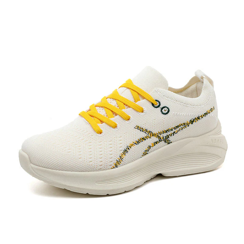 Damen sportliche Sneaker mit elastischem Schnürsystem und atmungsaktiver Oberflächenstruktur Heidi Mode - Image 5