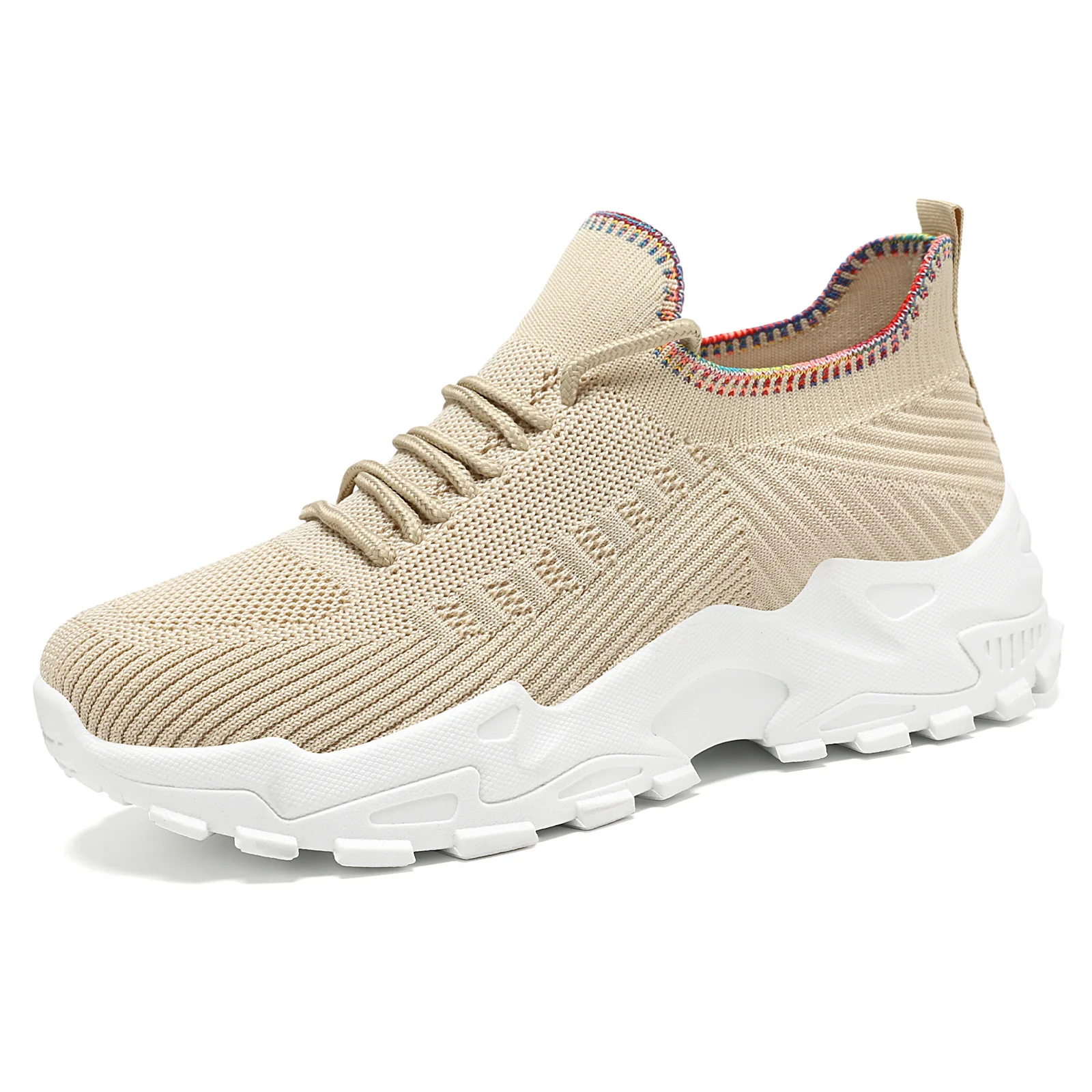 Damen Sportliche Sneaker mit elastischem Strickoberteil und dämpfender Sohle Heidi Mode - Image 7