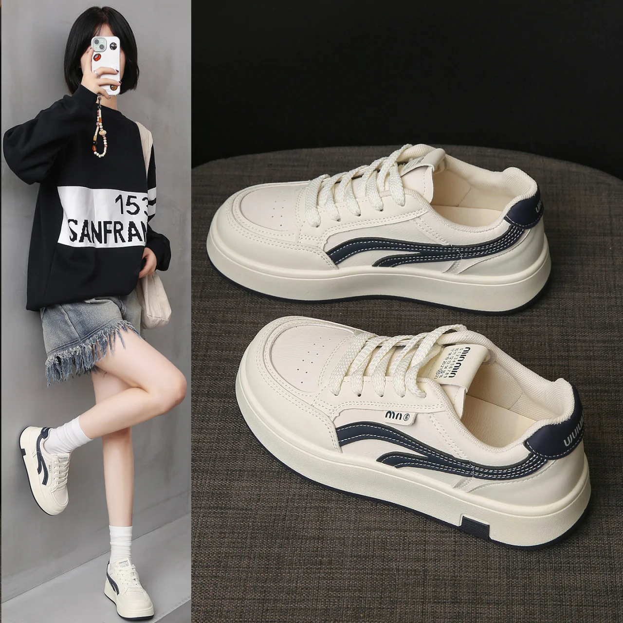 Damen Sportliche Sneaker mit erstklassiger Dämpfung und modernem Design Heidi Mode - Image 2
