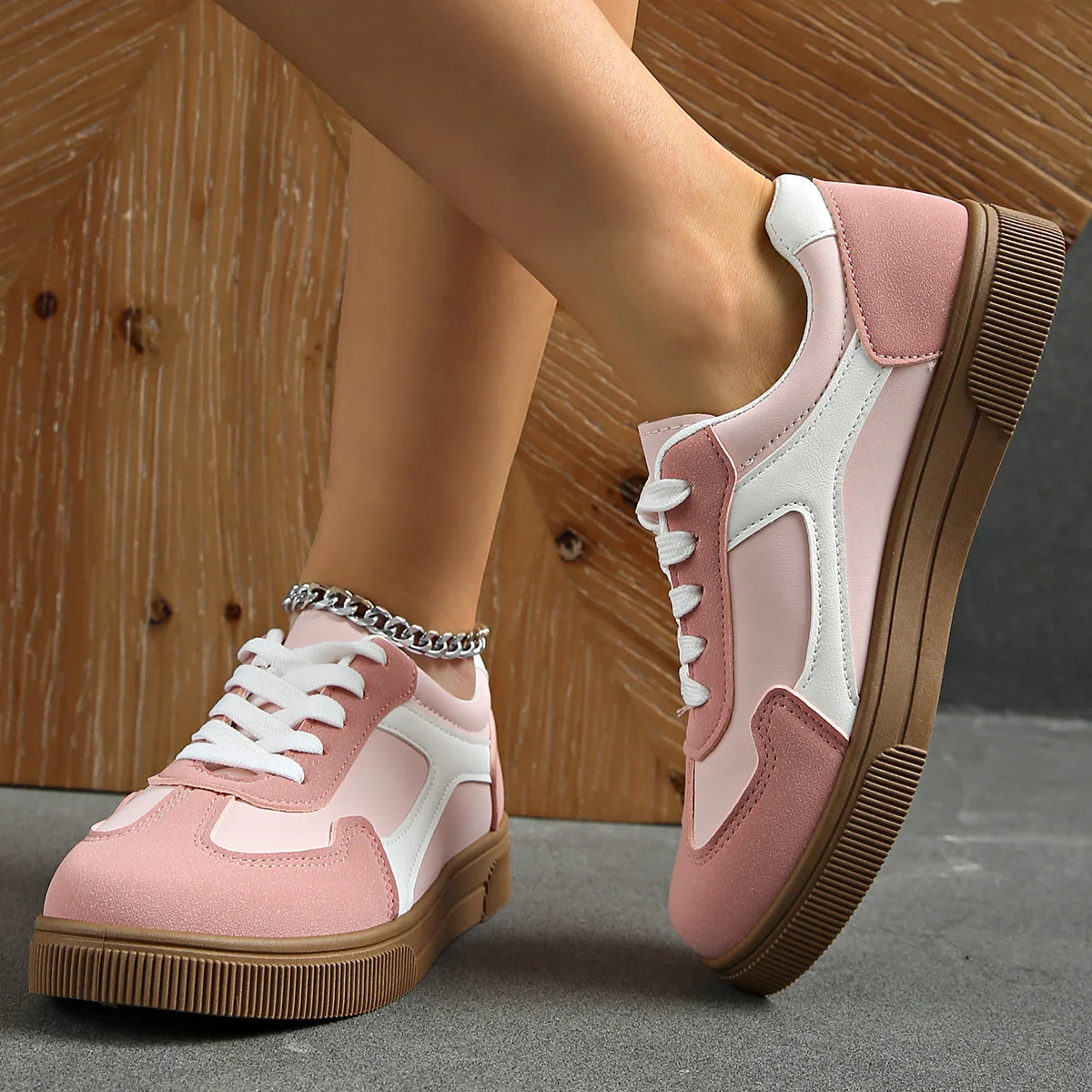 Damen Sportliche Sneaker mit flexiblem Sohlenprofil und atmungsaktivem Obermaterial Heidi Mode - Image 3