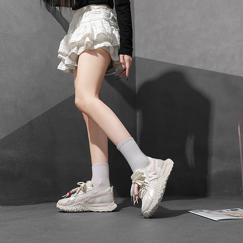 Damen Sportliche Sneaker mit flexibler Laufsohle und atmungsaktiver Netzstruktur Heidi Mode - Image 3