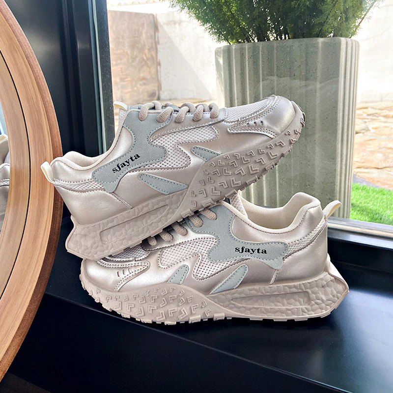 Damen Sportliche Sneaker mit hochflexiblem Sohlenprofil und atmungsaktivem Obermaterial Heidi Mode - Image 2